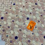 SJD LACE African Damask Lace 2025 High Quality French Brocade Lace Fabric Nigerian Jacquard For Women Party Material Dress 4318