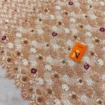 Luxury Nigerian African Beaded Lace Fabric High Quality Sequins Embroidery African French Lace Fabric For Sewing Dress